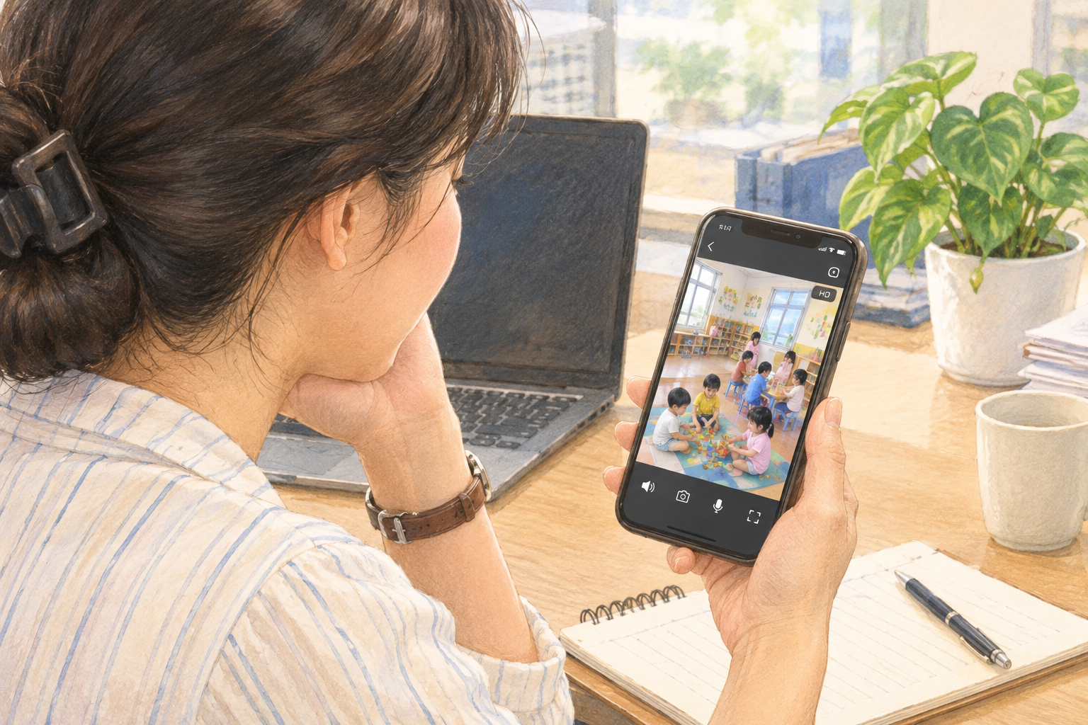 Chuyện camera ở lớp mầm non